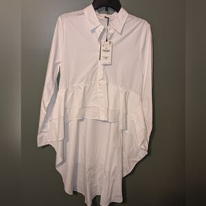 Zara Tuxedo Top Medium